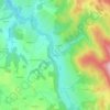 Mappa topografica Coindre, altitudine, rilievo
