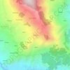 Mappa topografica Kumsu, altitudine, rilievo
