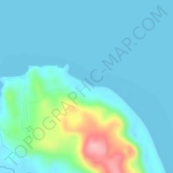 Mappa topografica Pozo Robo, altitudine, rilievo