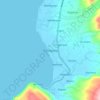 Mappa topografica Balingasag, altitudine, rilievo