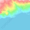 Mappa topografica Amaloy, altitudine, rilievo
