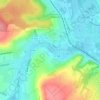 Mappa topografica Valoir, altitudine, rilievo