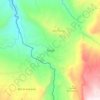 Mappa topografica Pandi, altitudine, rilievo