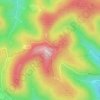 Mappa topografica Haardt, altitudine, rilievo