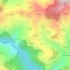 Mappa topografica Rungan, altitudine, rilievo
