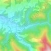 Mappa topografica Randille, altitudine, rilievo