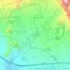 Mappa topografica El Bebedero, altitudine, rilievo