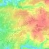 Mappa topografica La Levrauderie, altitudine, rilievo