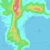 Mappa topografica Balibago, altitudine, rilievo