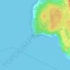 Mappa topografica Black Point, altitudine, rilievo