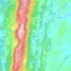 Mappa topografica 白象山, altitudine, rilievo