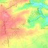 Mappa topografica Llanmihangel, altitudine, rilievo