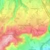 Mappa topografica Knockholt Pound, altitudine, rilievo