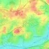 Mappa topografica Rochelle, altitudine, rilievo