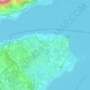 Mappa topografica Portese, altitudine, rilievo
