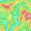 Mappa topografica Herzhausen, altitudine, rilievo