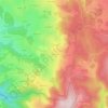 Mappa topografica Recolles, altitudine, rilievo