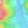 Mappa topografica Les Murets, altitudine, rilievo