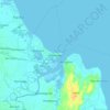 Mappa topografica Mercedes, altitudine, rilievo
