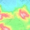 Mappa topografica Gibilrossa, altitudine, rilievo