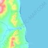 Mappa topografica Panalipan, altitudine, rilievo