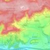 Mappa topografica Rabis, altitudine, rilievo