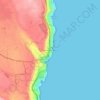 Mappa topografica Contrada Guardiola, altitudine, rilievo