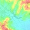 Mappa topografica Chollet, altitudine, rilievo