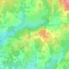 Mappa topografica Chaurieux, altitudine, rilievo