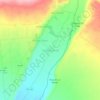 Mappa topografica Sama Grande, altitudine, rilievo