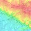 Mappa topografica La Butte des Vignes, altitudine, rilievo