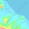 Mappa topografica Lumangbayan, altitudine, rilievo