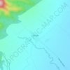 Mappa topografica Lapu-lapu, altitudine, rilievo