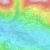 Mappa topografica Machamp, altitudine, rilievo