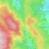 Mappa topografica La Croix du Sud, altitudine, rilievo