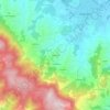 Mappa topografica Montorio, altitudine, rilievo