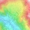Mappa topografica Médières, altitudine, rilievo