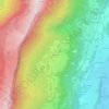 Mappa topografica Le Peuil, altitudine, rilievo