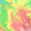 Mappa topografica Hennersdorf, altitudine, rilievo