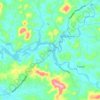Mappa topografica Iritty, altitudine, rilievo