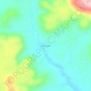 Mappa topografica Cherry Creek, altitudine, rilievo