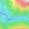 Mappa topografica La Buffaz, altitudine, rilievo