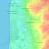 Mappa topografica Le Hameau au Gendre, altitudine, rilievo