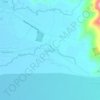 Mappa topografica San Juan, altitudine, rilievo