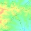 Mappa topografica Grinjel, altitudine, rilievo