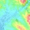 Mappa topografica Demirtaş, altitudine, rilievo