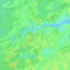 Mappa topografica Pleasant Grove, altitudine, rilievo