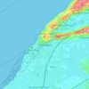 Mappa topografica Clevedon, altitudine, rilievo