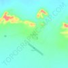 Mappa topografica Djugerari, altitudine, rilievo