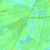 Mappa topografica Eldon, altitudine, rilievo